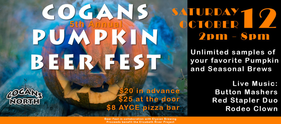 5th Annual Cogans Pumpkin Beer Fest