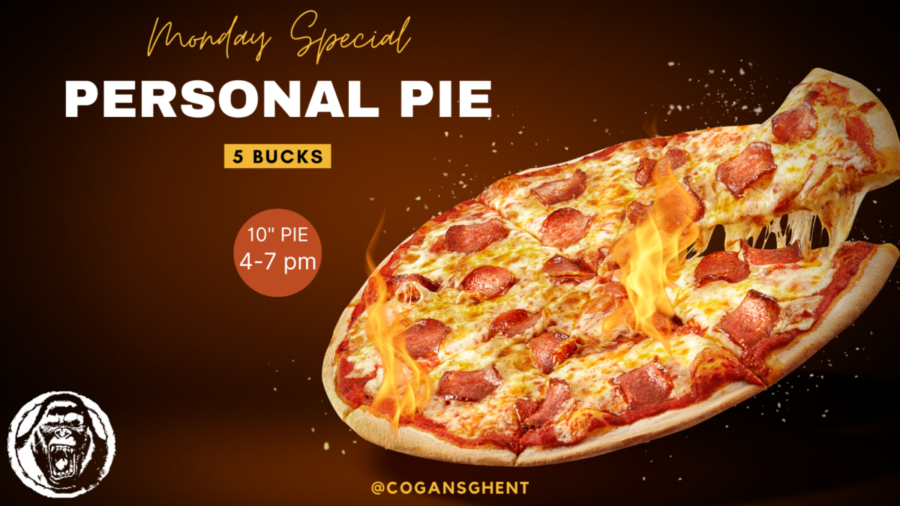 Pizza, Cogans pizza, to cheer up your Monday
