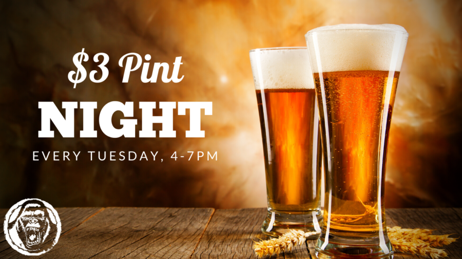 Tuesday is $3 Pint Night @ Cogans