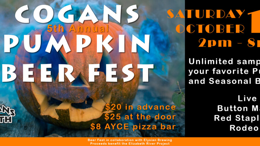 Get your tickets for the Cogans Pumpkin Beer Fest