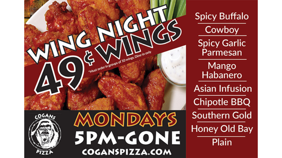 Monday Special @ North: 49¢ Wings