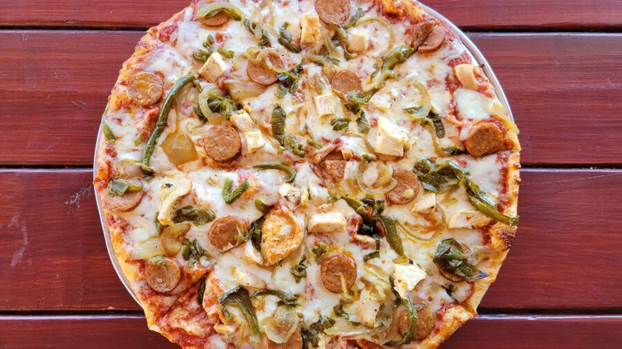 Time is running short for our Jambalaya Pizza