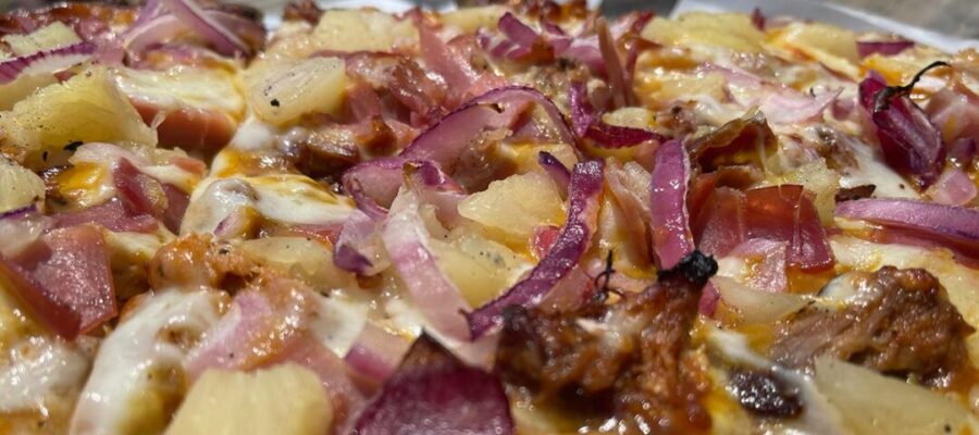 Check out our new Hawaiian BBQ Pizza