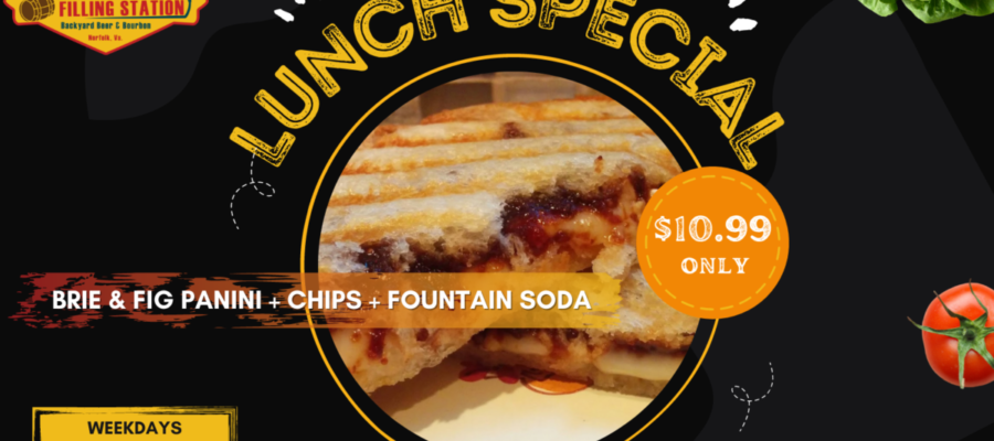Hank’s Lunch Special: Brie & Fig Panini