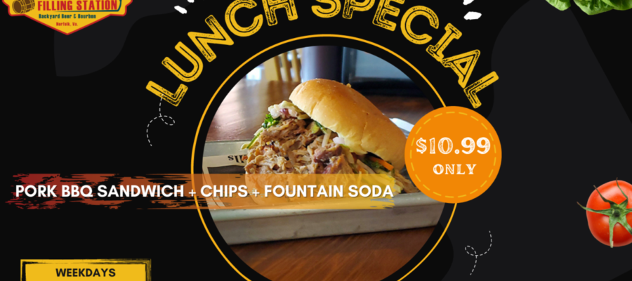 Hank’s Lunch Special: Pork BBQ Sandwich