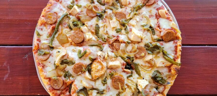 Time is running short for our Jambalaya Pizza