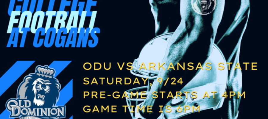 ODU vs ASU Game @ Cogans, 9/24