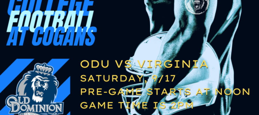 ODU vs UVA Game @ Cogans, 9/17