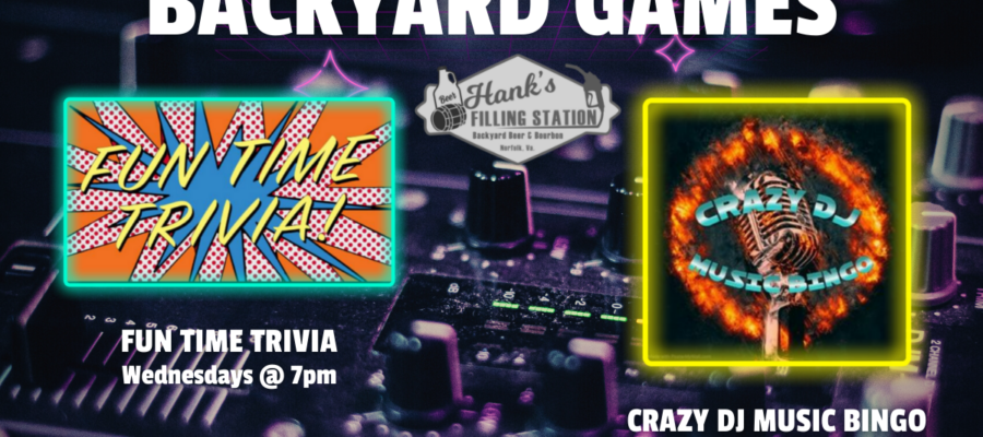 Fun Time Trivia & Crazy DJ Music Bingo @ Hank’s