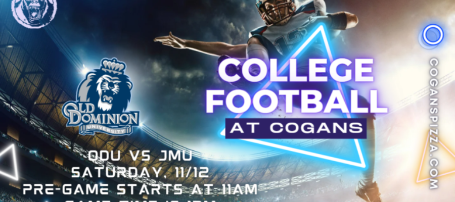 ODU vs JMU Football Game @ Cogans, 11/12