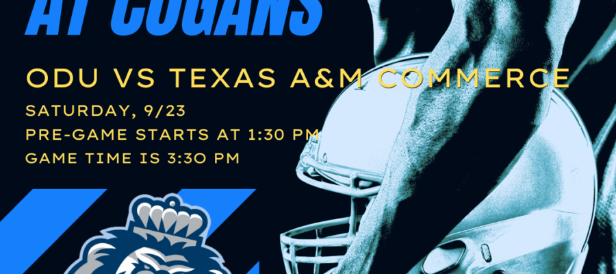 ODU vs Texas A&M-Commerce Football Game @ Cogans, 9/23